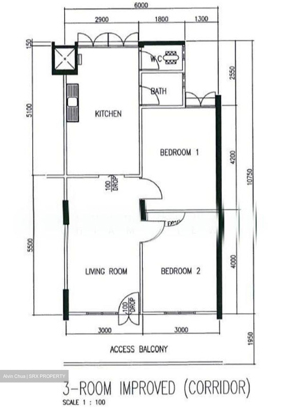 Blk 1 Tanjong Pagar Plaza (Bukit Merah), HDB 3 Rooms #579402581